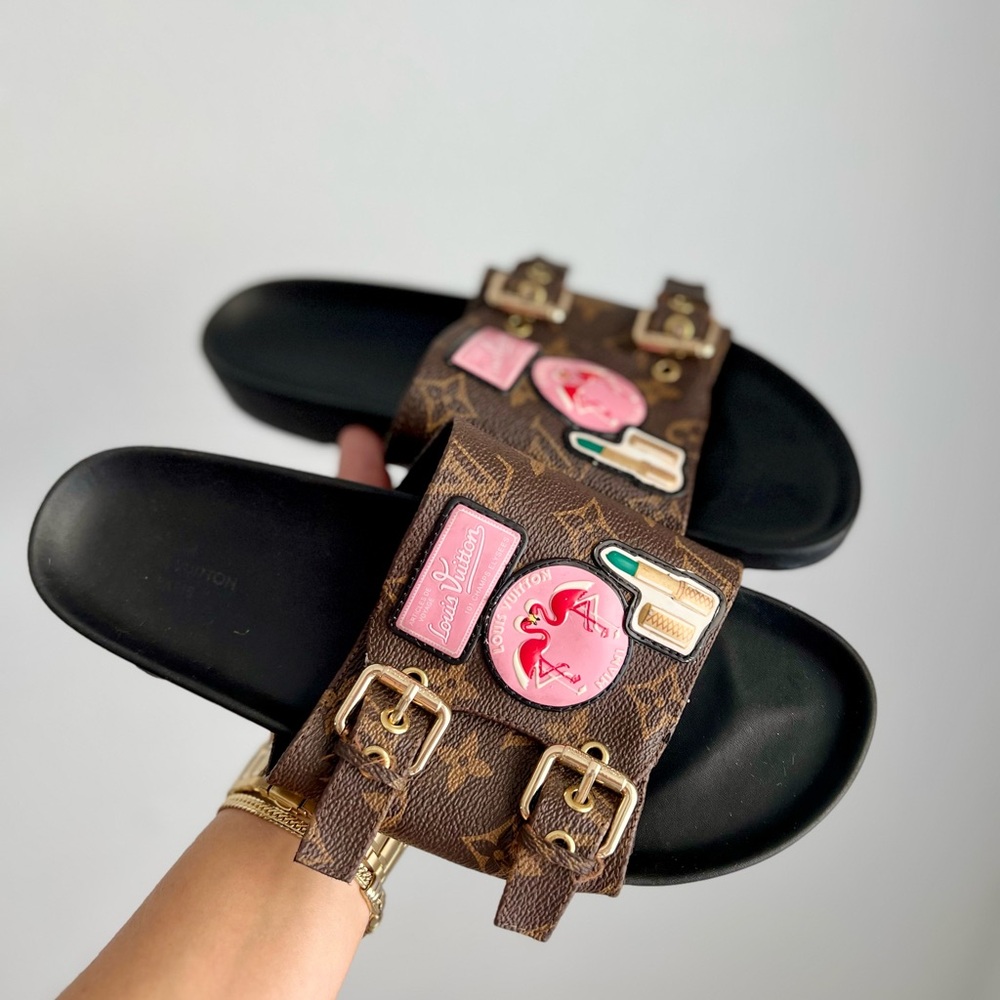Louis Vuitton Monogram slides